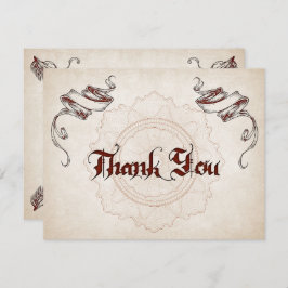 Pirate Treasure Wedding Dankeskarte