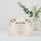 Pirate Treasure Wedding Save The Date (Stehend Vorderseite)