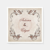 Pirate Treasure Wedding Serviette (Vorderseite)