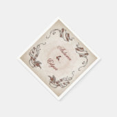 Pirate Treasure Wedding Serviette (Ecke)