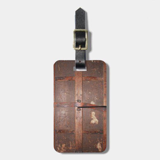 Pirate Trunk Gepäckanhänger (Vorderseite vertikal)