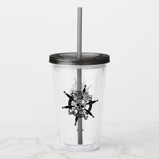 Pirate Tumbler Acrylic Acryltrinkbecher (Vorderseite)