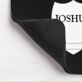 Pirate und Monogramm Mousepad (Ecke)