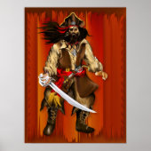 Pirate und Schwert...Poster Poster (Vorne)