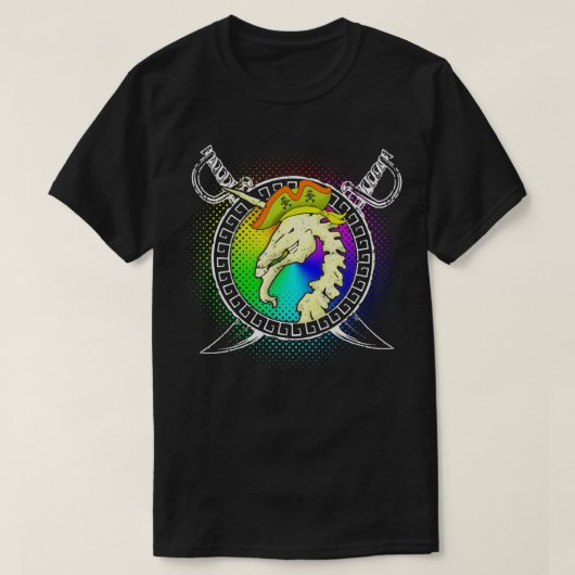 Pirate Unicorn Geschenk Kinder T-Shirt (Design vorne)