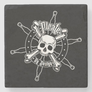 Pirate Untersetzer Stone