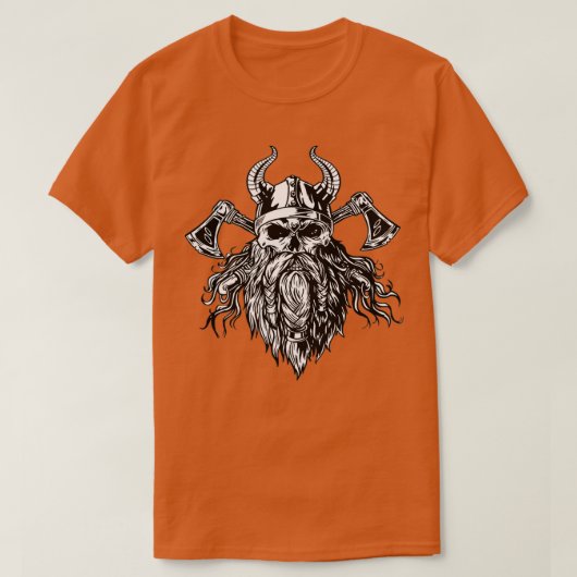 Pirate Viking skull Classic TShirt (Design vorne)