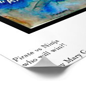 PIRATE vs. NINJA Poster (Ecke)