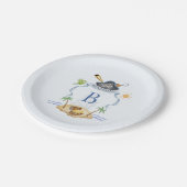 Pirate Wappen Pappteller (Schrägansicht)