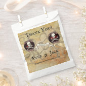 Pirate Wedding "Danke" Geschenktütchen (Ausgeschnitten)