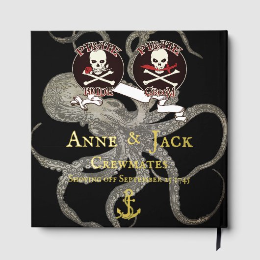 Pirate Wedding Gästebuch (Rückseite)