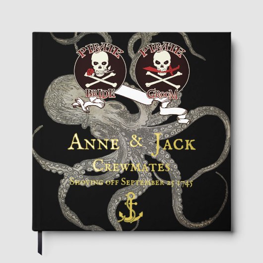 Pirate Wedding Gästebuch (Vorderseite)