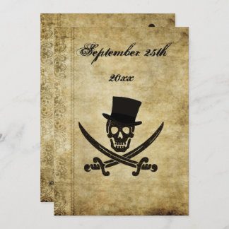 Pirate Wedding Invasion Einladung