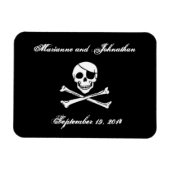 Pirate Wedding Save the Date Magnet (Horizontal)