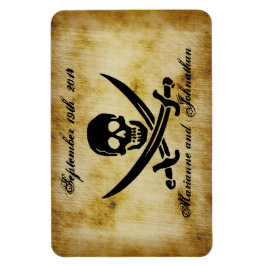 Pirate Wedding Save the Date Souvenir Magnet