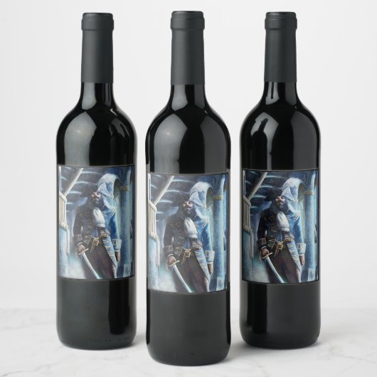 Pirate Weinetikett (Flaschen)