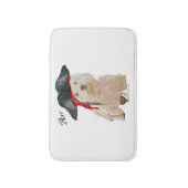 Pirate Westie Badematte (Vorderseite Vertikal)