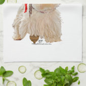 Pirate Westie Küchentuch (Gefaltet)