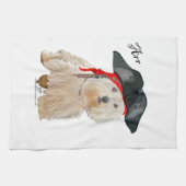 Pirate Westie Küchentuch (Horizontal)