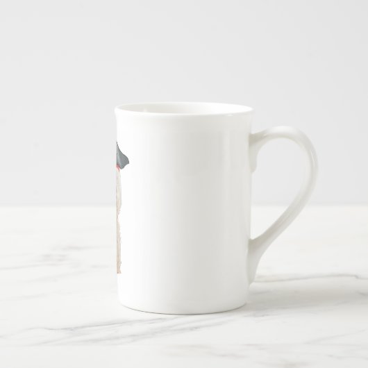 Pirate Westie Porzellantasse (Rechts)