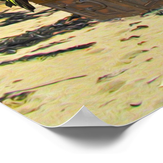 Pirate Westie Poster (Ecke)