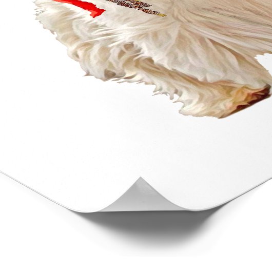 Pirate Westie Poster (Ecke)