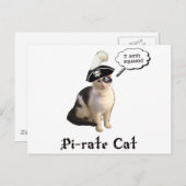 PiRateCat Postkarte (Vorne/Hinten)