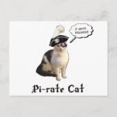 PiRateCat Postkarte (Vorderseite)