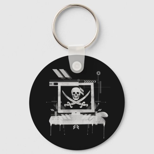 Piratehe Schlüsselanhänger (Vorderseite)