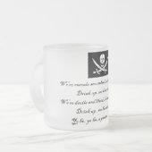 PirateLife, GlassMug Mattglastasse (Vorderseite Links)