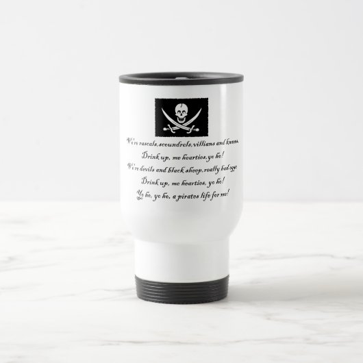 PirateLife, TravelMug Reisebecher (Mittel)