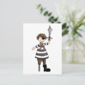 Piraten #1 postkarte (Stehend Vorderseite)