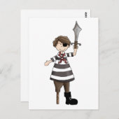 Piraten #1 postkarte (Vorne/Hinten)