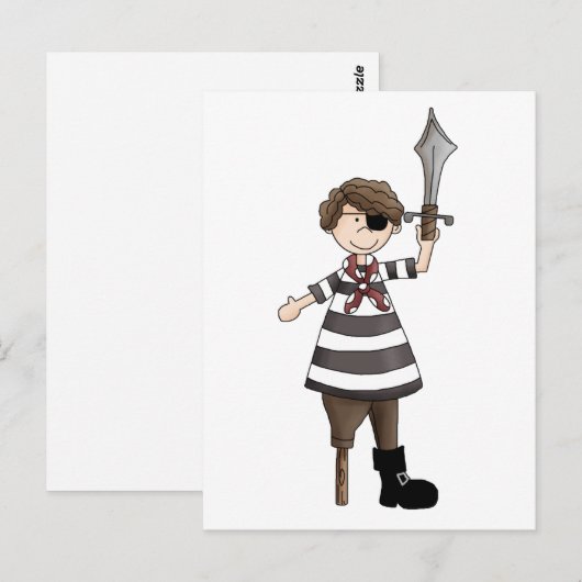 Piraten #1 postkarte (Vorne/Hinten)