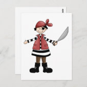 Piraten #2 postkarte (Vorne/Hinten)