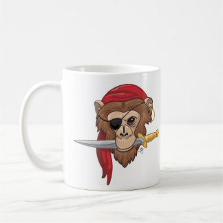 Piraten-Affe-Tasse Kaffeetasse