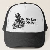 Piraten-Bedarfs-Rum für Spaß Truckerkappe (Vorderseite)