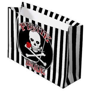 Piraten-Braut-große Geschenk-Tasche Große Geschenktüte