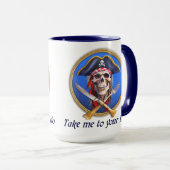 Piraten bringen mich in deinen Lido Tasse (VorderseiteRechts)