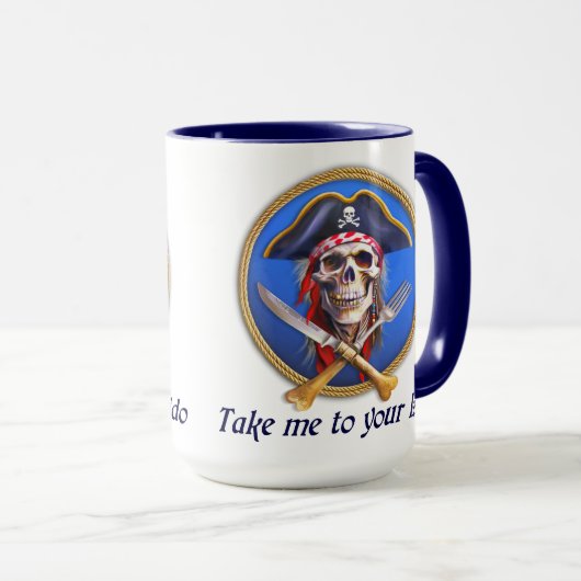 Piraten bringen mich in deinen Lido Tasse (VorderseiteRechts)