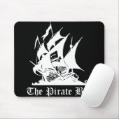 Piraten-Bucht-Mausunterlage - schwarze Version Mousepad (Mit Mouse)