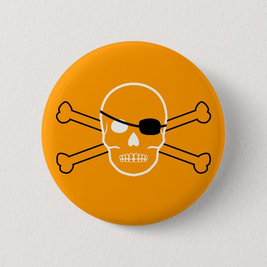 Piraten Button (Vorderseite)