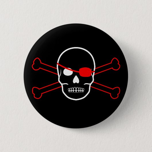 Piraten Button (Vorderseite)