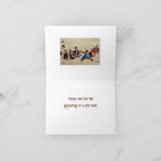 "Piraten!" Dankeskarte (Innenseite)