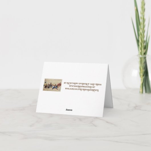 "Piraten!" Dankeskarte (Rückseite)