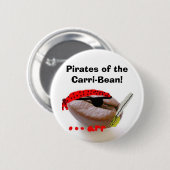 Piraten der Carri-Bohne! Button (Vorne & Hinten)