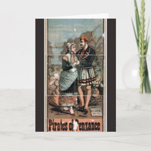Piraten des Vintagen Theaters von Penzance Karte