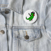 Piraten-Dinosaurier Button (Beispiel)