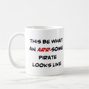 Piraten, einige kaffeetasse