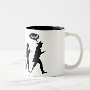 Piraten-Evolutions-Trinkbehälter Zweifarbige Tasse